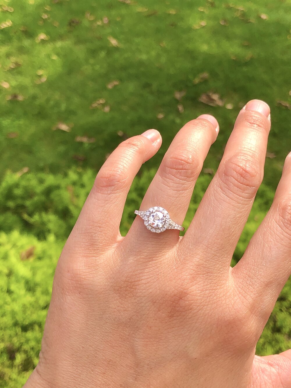 Round Solitaire Engagement Ring