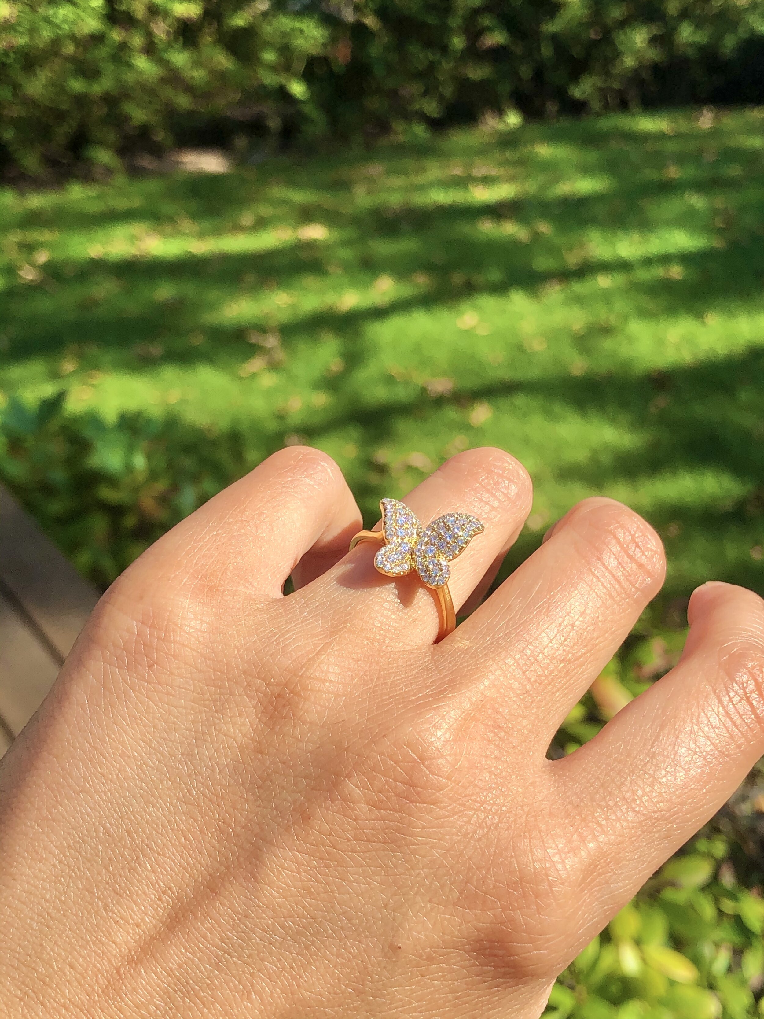 Melody Butterfly Diamond Ring