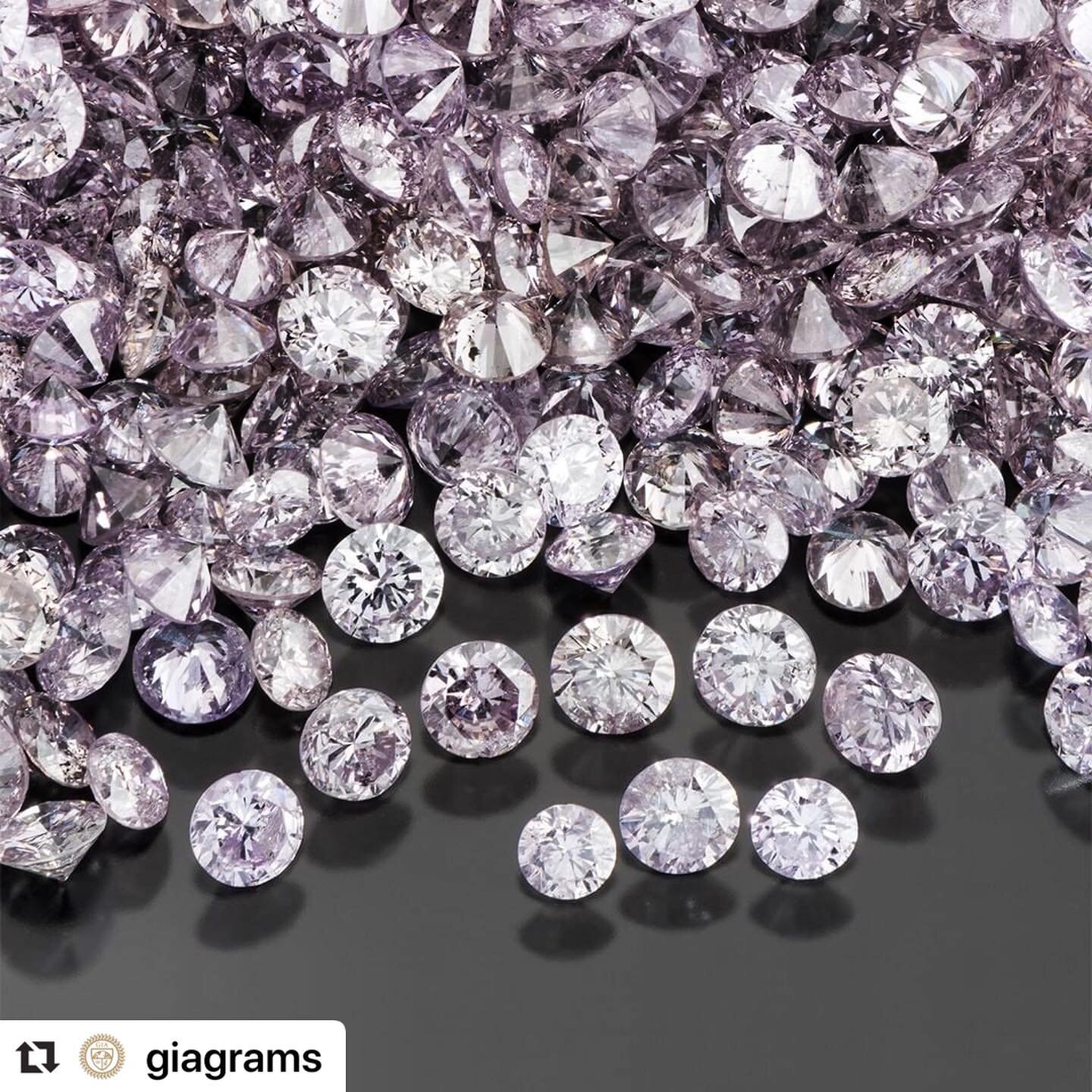 Interesting post by @giagrams check them out... we love the fancy ones! ❤️❤️❤️ #jsampieri
・・・
These purplish pink beauties are from the Lomonosov mine in Russia. The Lomonosov mine is special in that it produces a relatively high percentage of fancy 