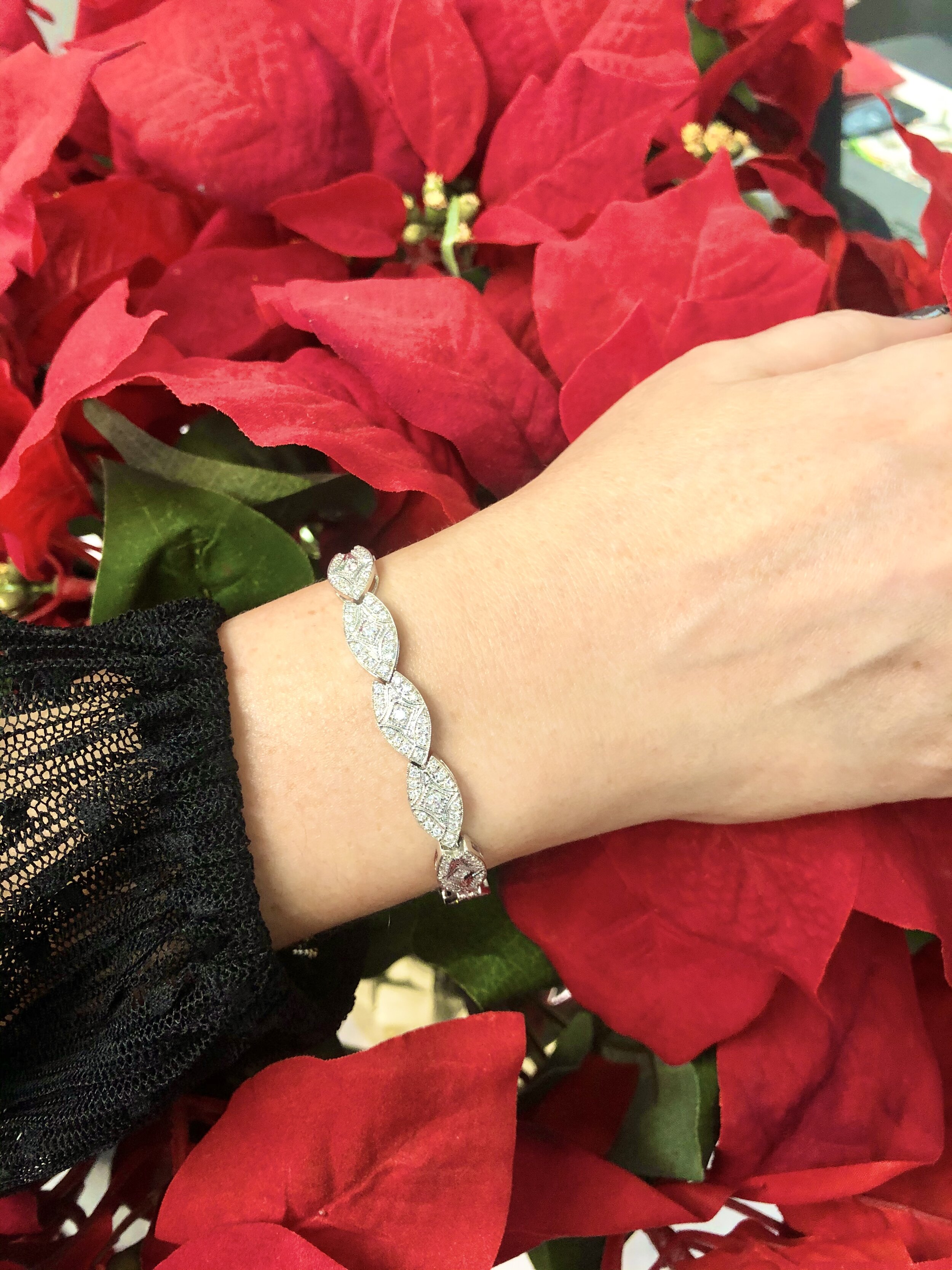 Diamond Vintage Style Bracelet