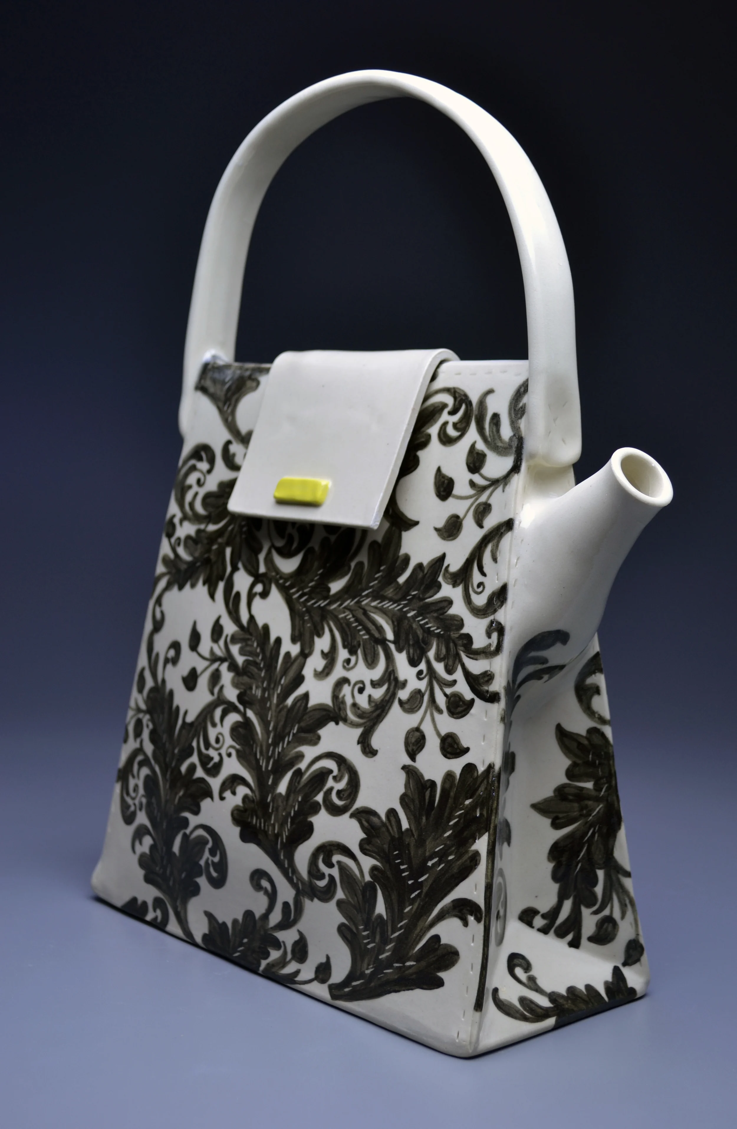 Tall Damask Tea-Bag