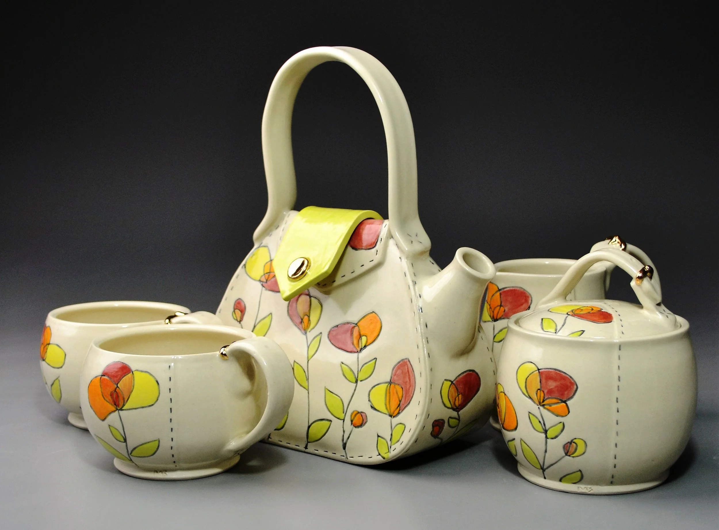 Poppy Teaset