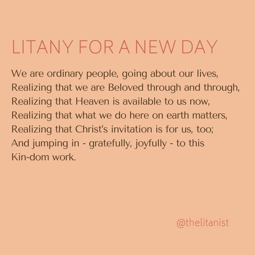 Epiphany 11 (Year B, 11): Litany for a New Day — Fran Pratt
