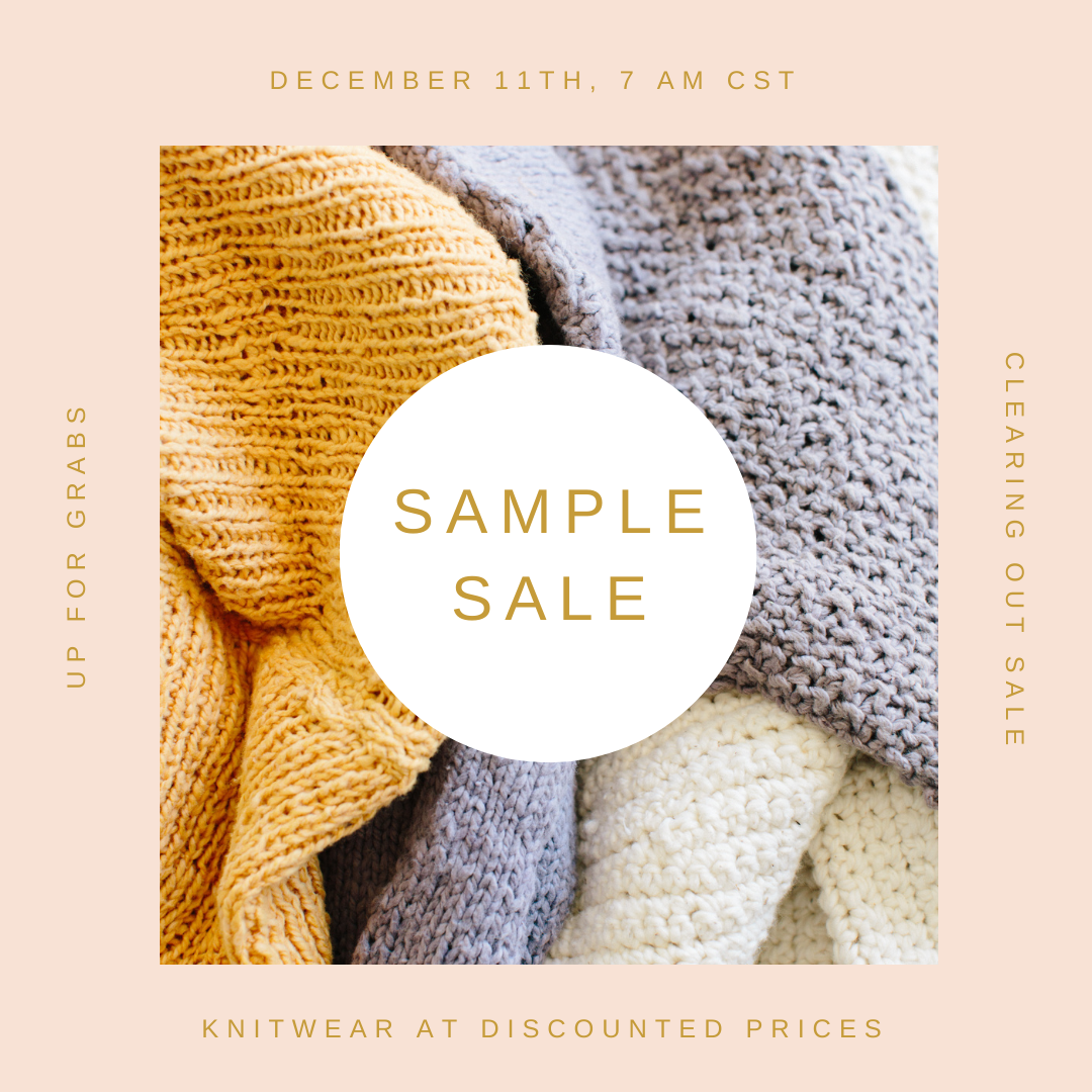 Virtual Handspun Hope Knitwear Sample Sale!