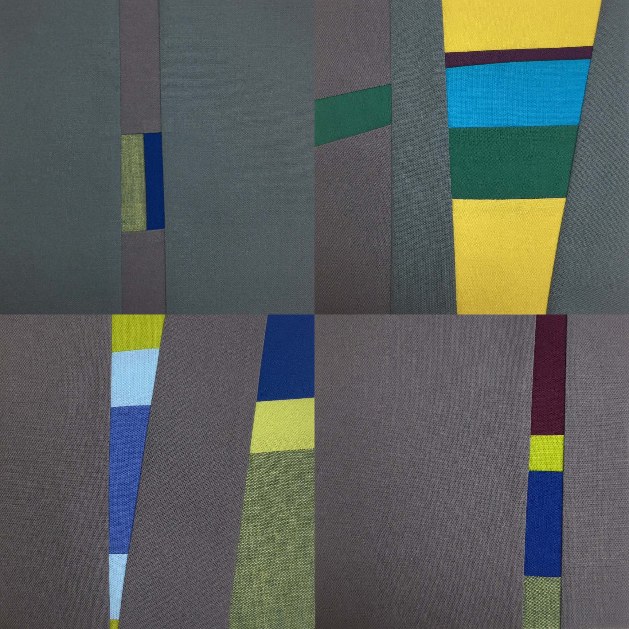 The four most recent Daily Squares in my Trees 1 current series. 