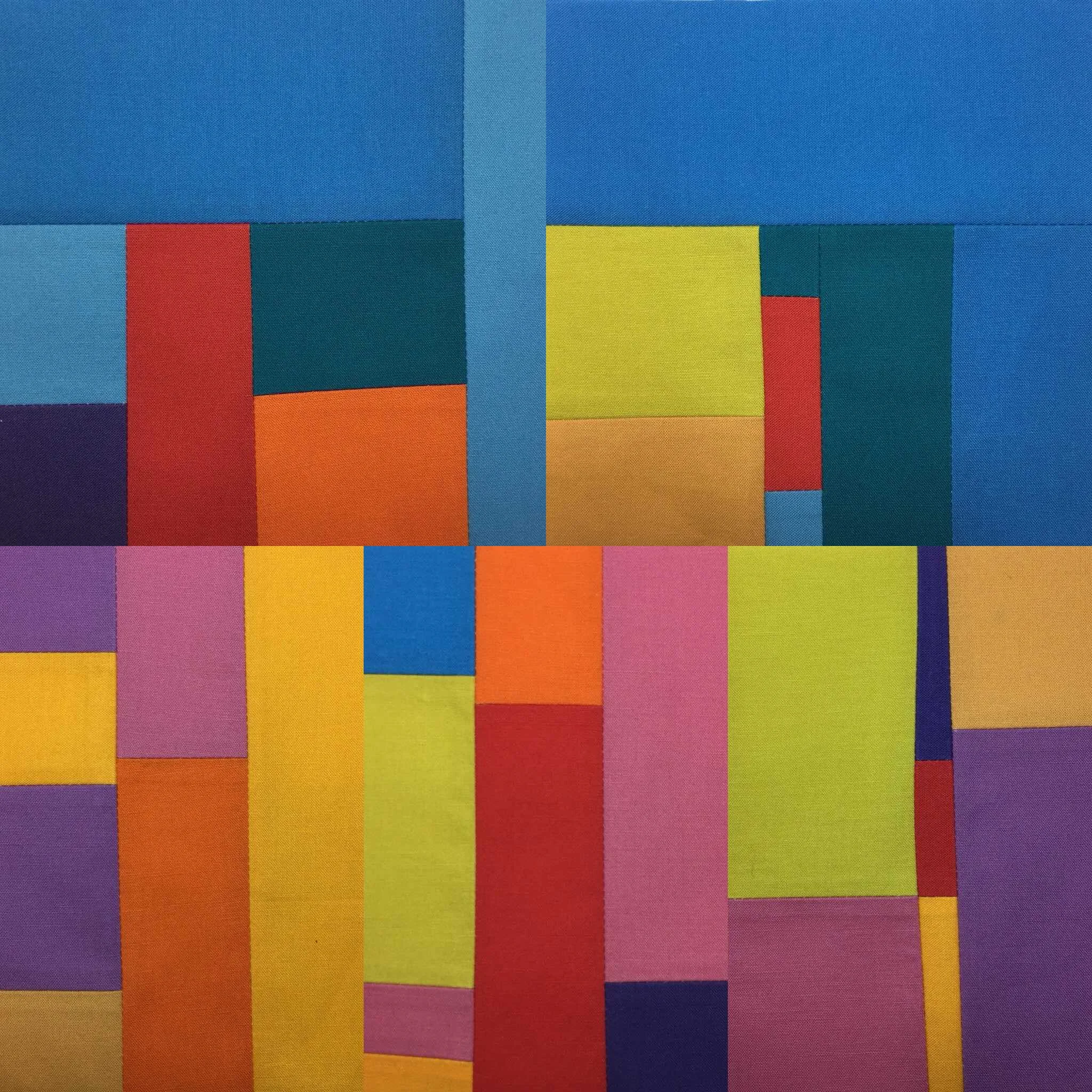 Four squares together from my current Coral Reef-Lizard Island series