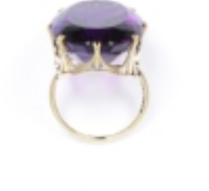 V&A Museum Amethyst Ring 1800-1869 Europe