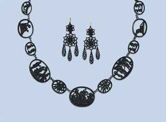 AN ANTIQUE FER DE BERLIN DEMI PARURE Christie’s Sale 3026