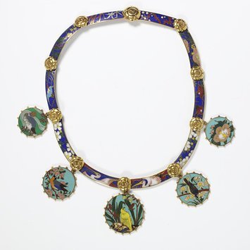 France, c. 1867 Cloisonné enamel and gold V&A Museum