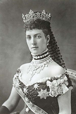 Queen Alexandra, Princess of Wales Wearing a Dog Collar