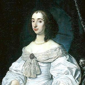 Princess Mary wearing a Fichu Held by a Fichu Brooch. Bartholomeus van der Helst, c.1652.