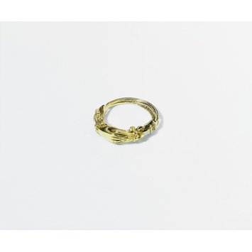 Germany, c. 1600 Closed gimmel fede ring Gold, cast, chased and enamelled V&A Museum