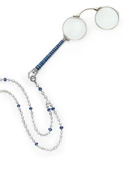 Belle Epoque Sapphire and Diamond Lorgnette Christie’s Sale 2306