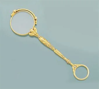 A pair of French Art Nouveau gold and diamond lorgnettes Christie’s Sale 5891