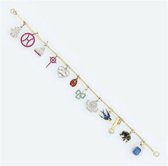 A charm bracelet, by Cartier Christie’s Sale 5892