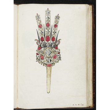 London, c. 1585-1640 Design for an aigrette V&A Museum