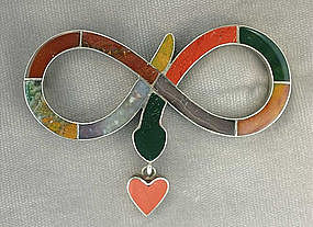 Victorian Scottish brooch with serpent motif, another Victorian fashion. This piece is unusual in that it combines both fashions. Set with a variety of native Scottish stones. Copyright © 2017 by Pippa Gaubert Bear and Elder & Bloom. Unauthorized use and/or duplication of this material without express and written permission from this website’s author and/or owner is strictly prohibited. Excerpts and links may be used, provided that full and clear credit is given to Pippa Bear and Elder & Bloom with appropriate and specific direction to the original content.