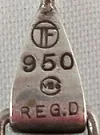  Mark: Fahrner made some jewelry for Murrle, Bennett and Co. which was signed with both their marks Courtesy Cathy Gordon