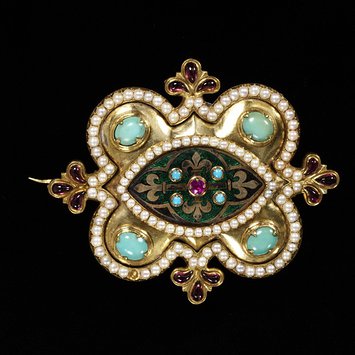 Pugin Brooch A. W. Pugin, born 1812 – died 1852 V&A museum