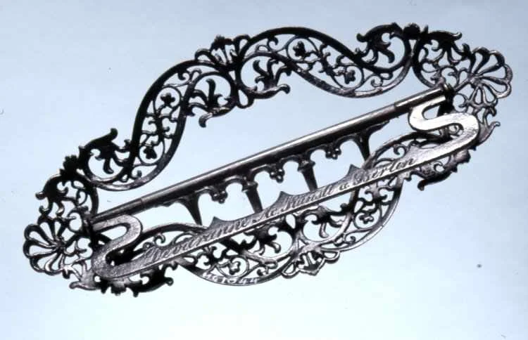 Devaranne Cast Iron Brooch.