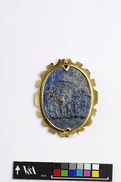 Lapis Lazuli Cameo. 1580-1600. Italy. V&A Museum.