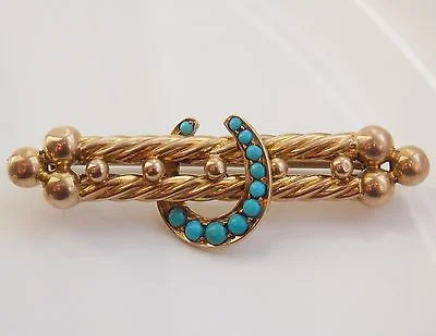 Victorian Horseshoe Motif Brooch. Source: Ebay. 