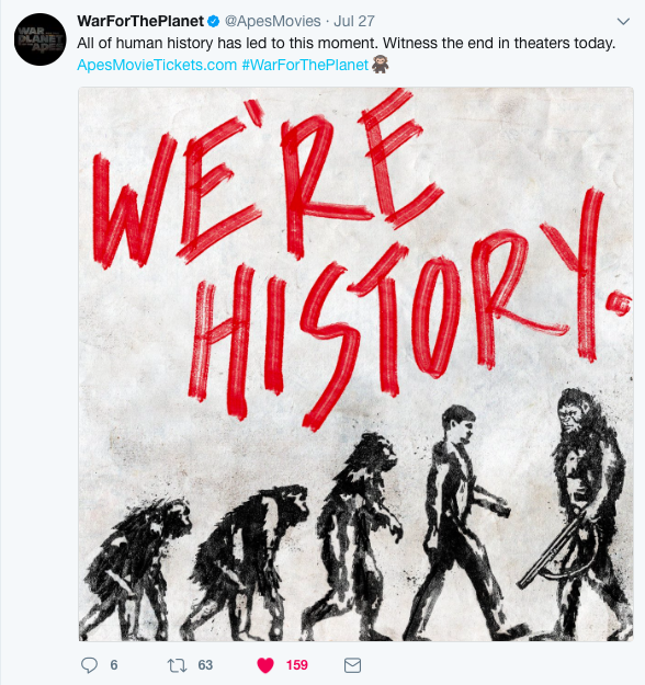 War for the Planet of the Apes illustrated evolution artwork
