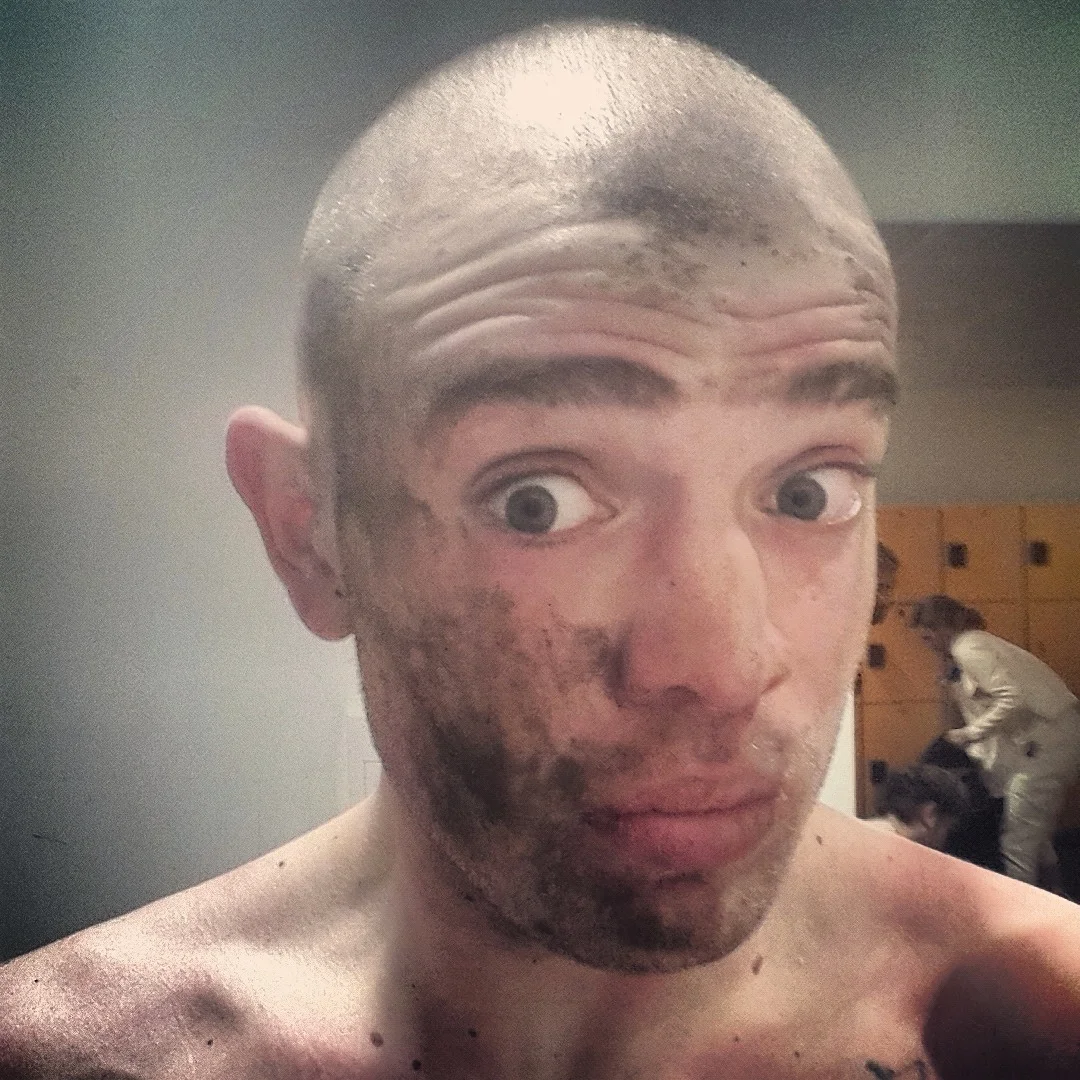 Trail marathons can get messy!