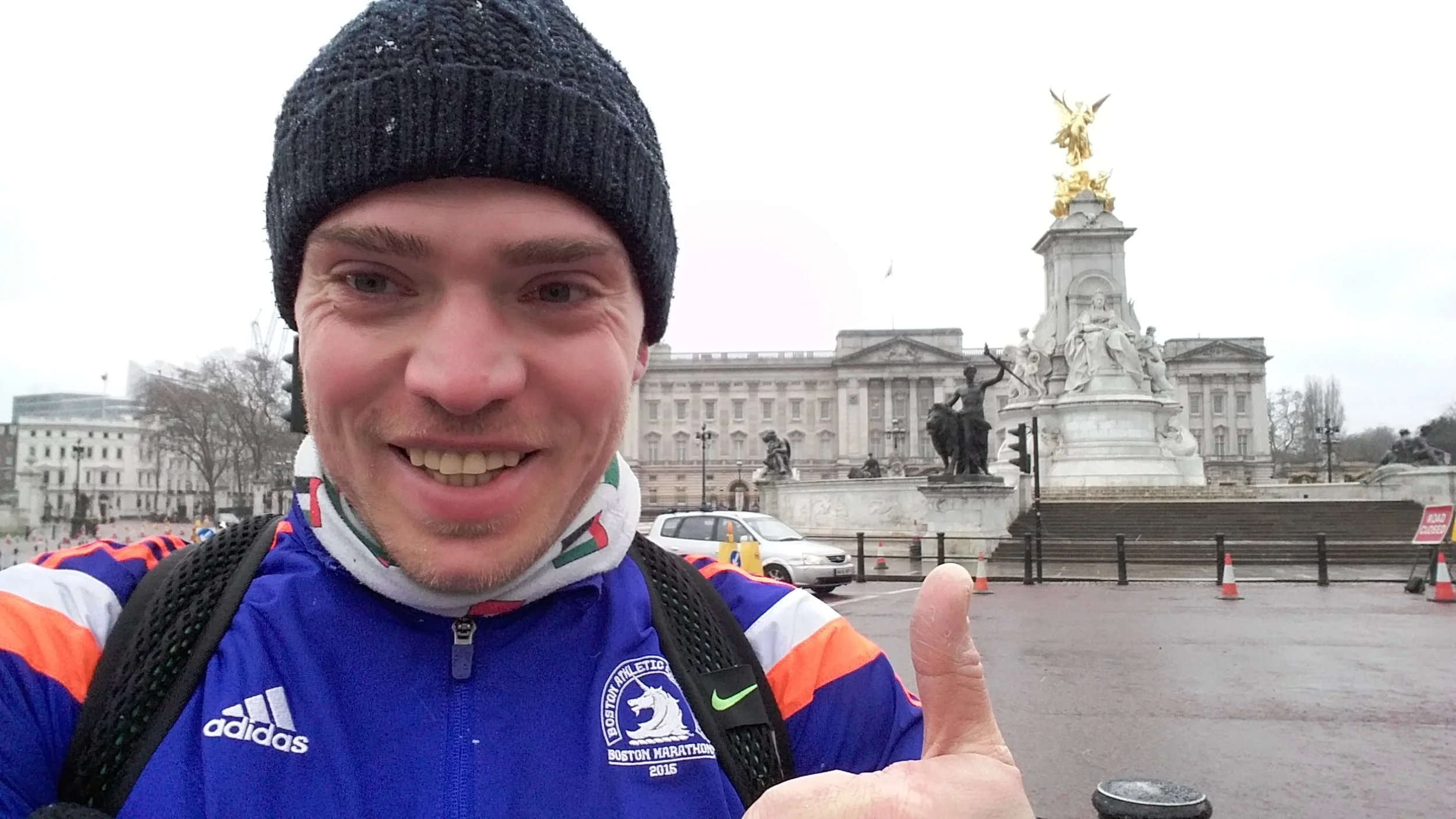 18 miles - my longest run in a year and getting a sneak peak at the London finish line