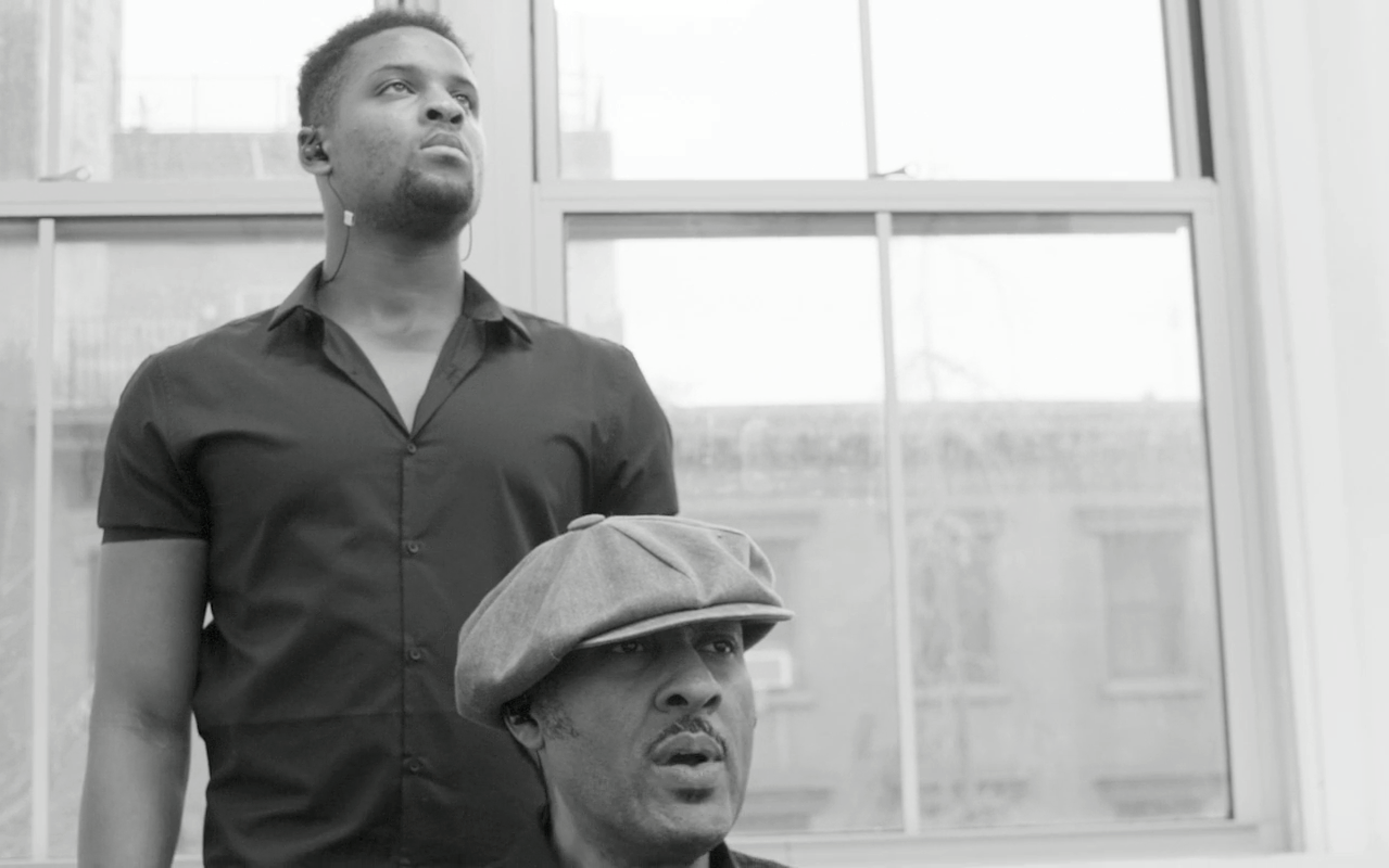Ken Robinson as Donny Hathaway & Harris M. Turner as Loneliness (Photo: Jerry Aquino)