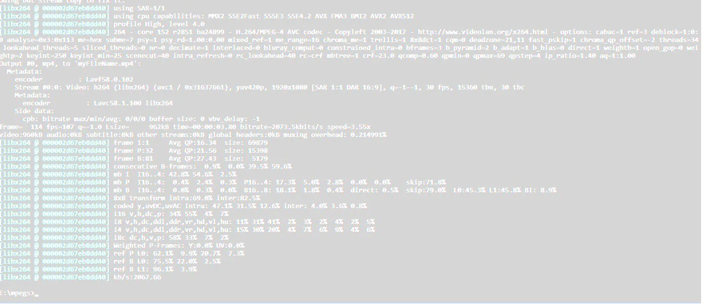 Merged and Reverse Videos