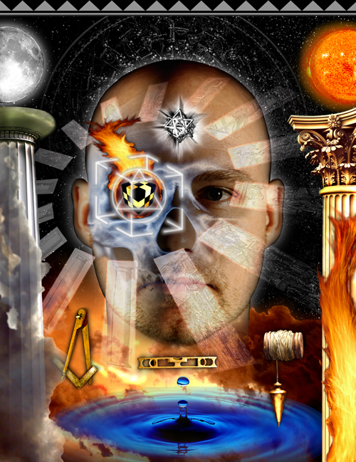 Modern interpretation of the 2° tracing board. Credited to Greg Stewart, writer of the blog Masonic Traveler.