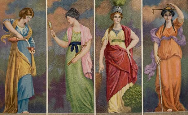 The four cardinal virtues.