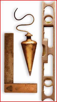 Plumb, Level and square