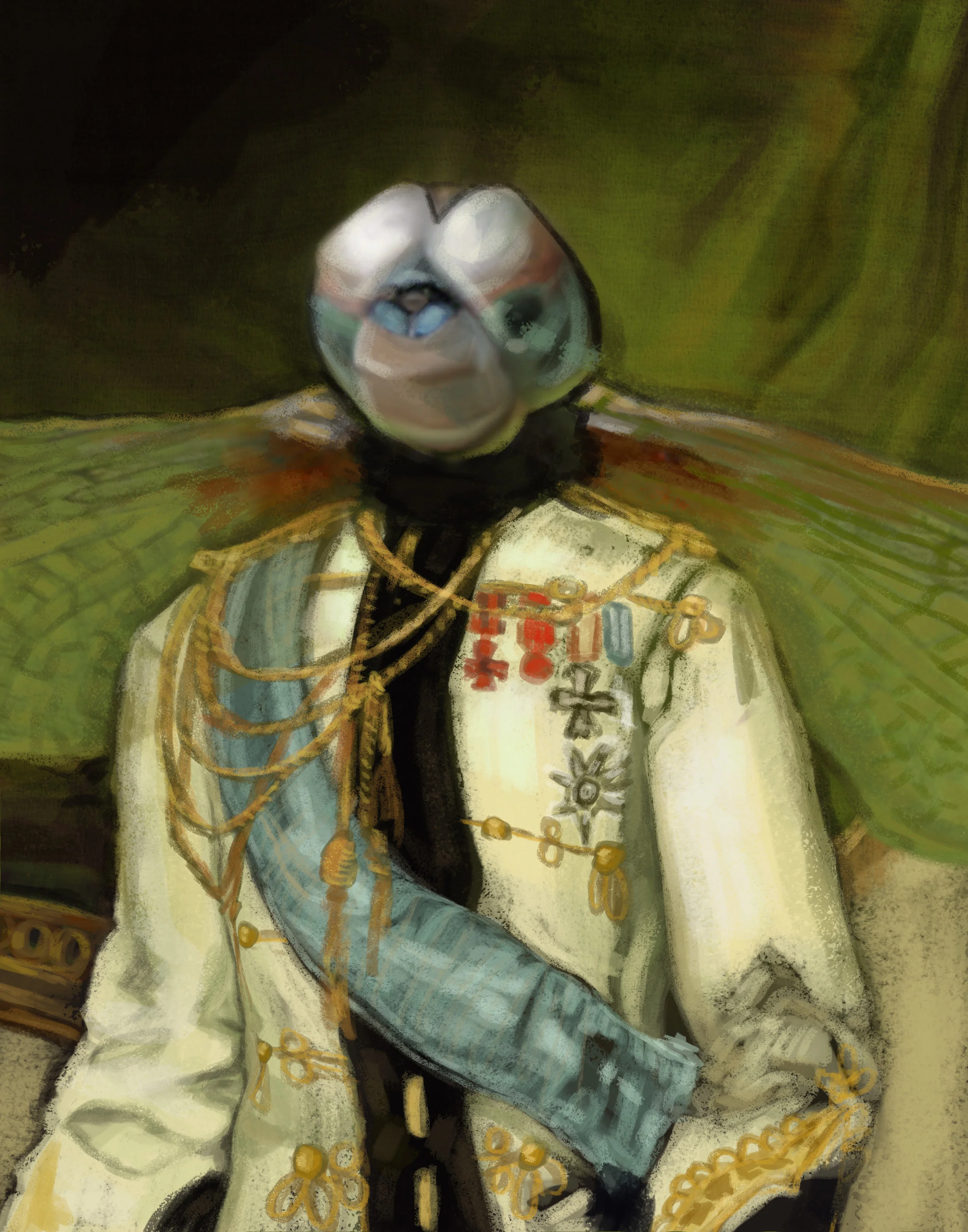 Emporer Master Study | Phoenix Digital Painter | Anjeanette Illustration