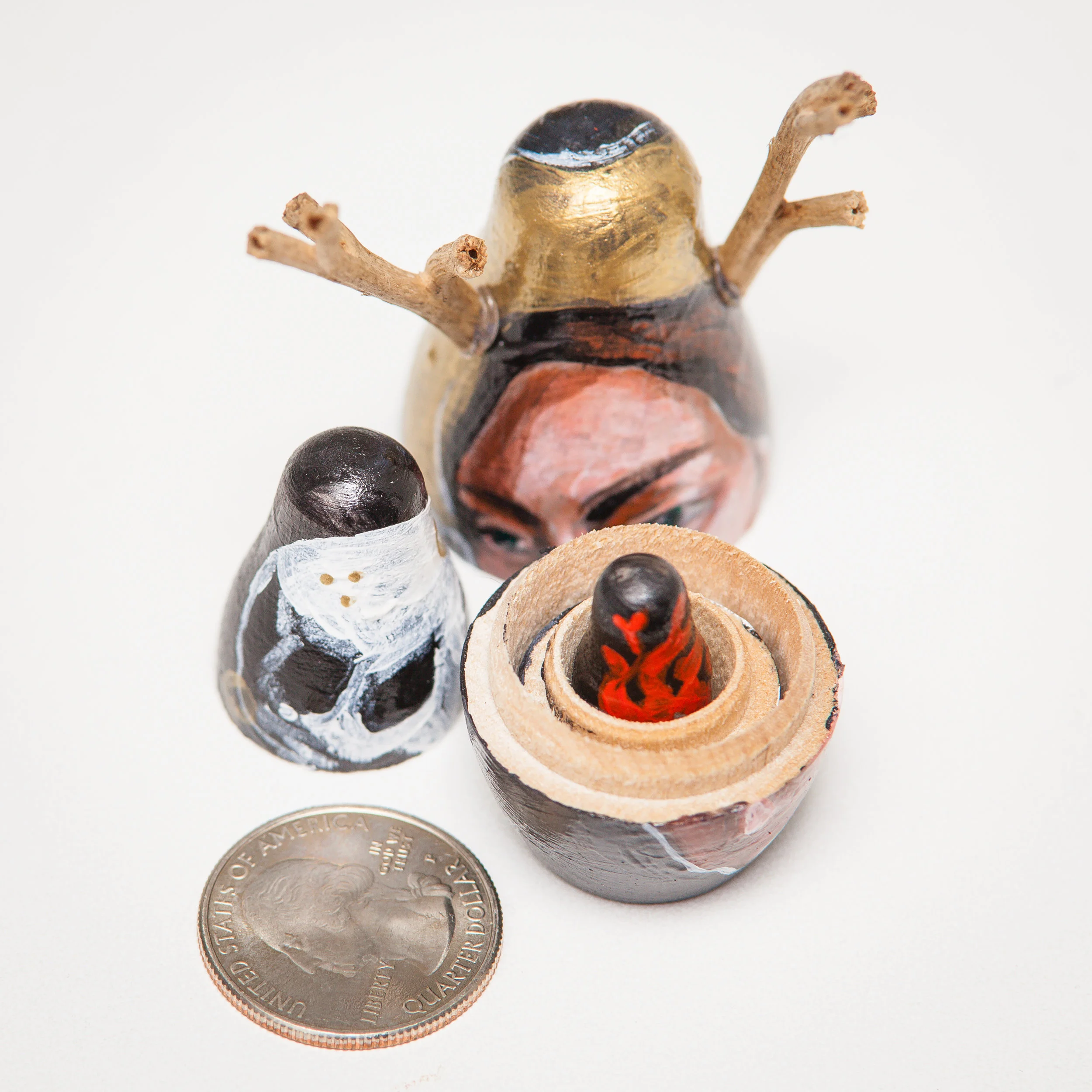 Black Friday 2015 | Agape Antler Matryoshka Dolls | Anjeanette Illustration