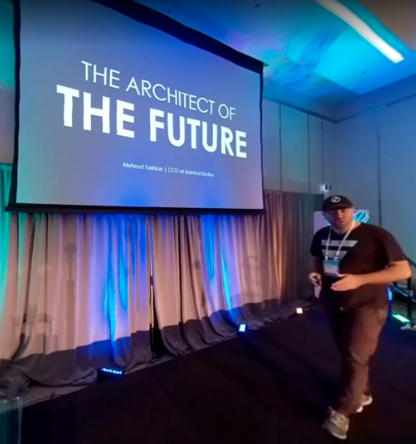“The Architect of the Future” by Mehmet Taskiran, Chief Creative Officer of Stambol Studios (Image Courtesy of VR/AR Association)