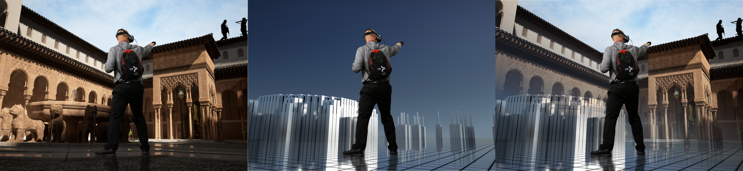 CTC PolyFormVR is a Smart Floor for Location-Based VR Experiences in Military &amp; Entertainment