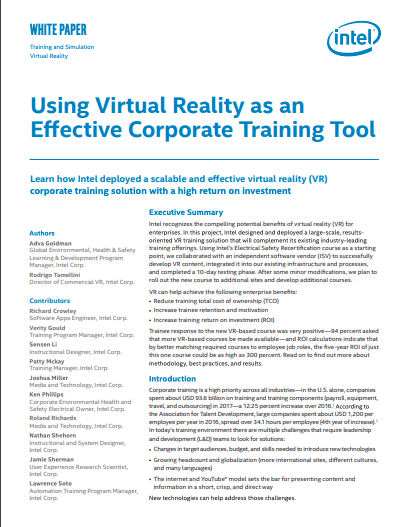 VR in Corporate Training