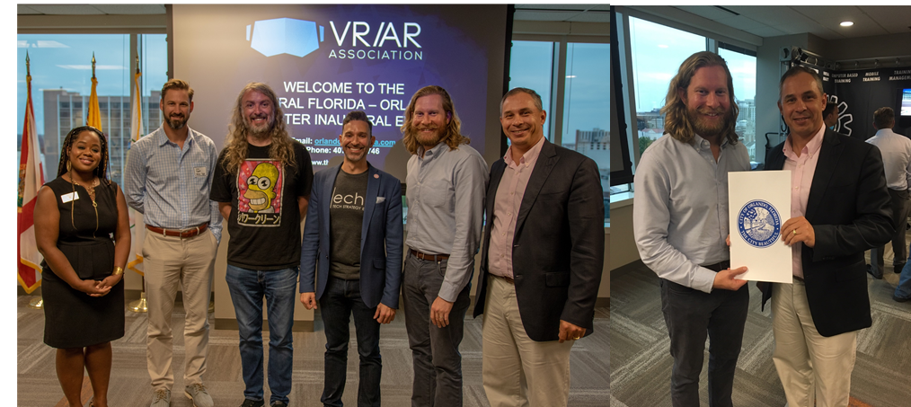 VR/AR Association Day declared in Florida. Magic Leap present for the special occasion 