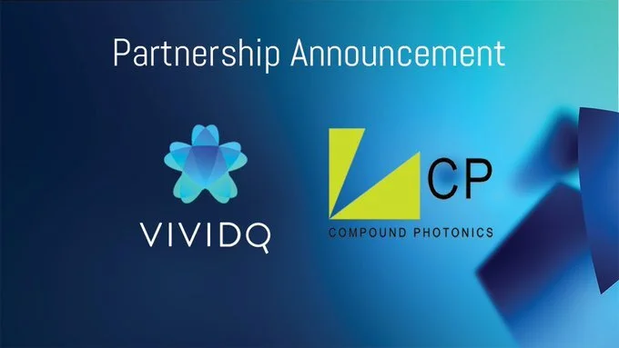 VividQ and Compound Photonics partner to deliver an integrated solution for real 3D holographic display targeted at augmented reality devices