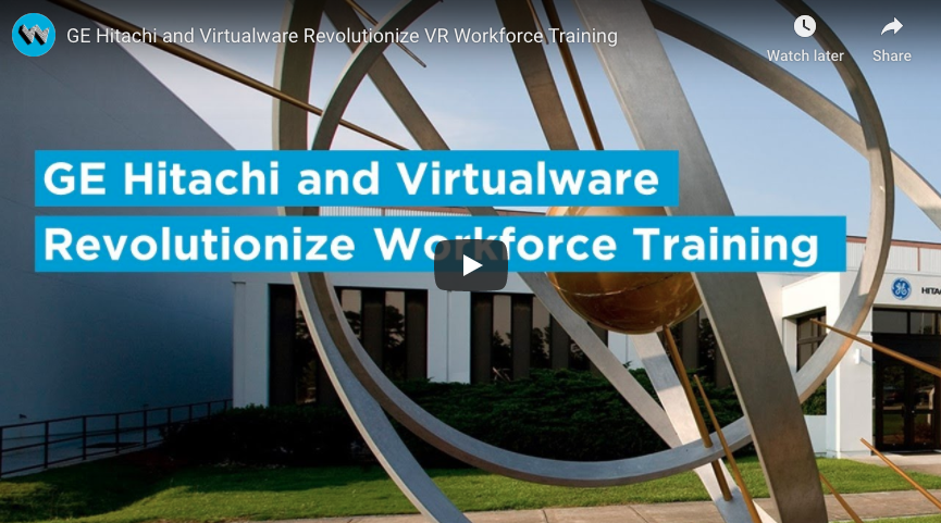 GE Hitachi and Virtualware Revolutionize Workforce Training through VR Immersive Rooms