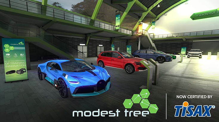 Modest Tree Awarded TISAX Certification Supporting Delivery of Immersive Solutions to Global Car Manufacturers