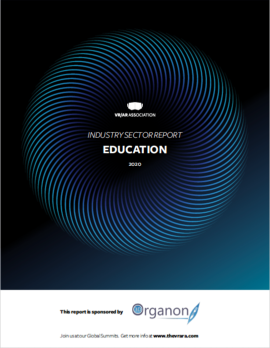 The VR/AR Association publishes an Education Report featuring over 70 companies and startups