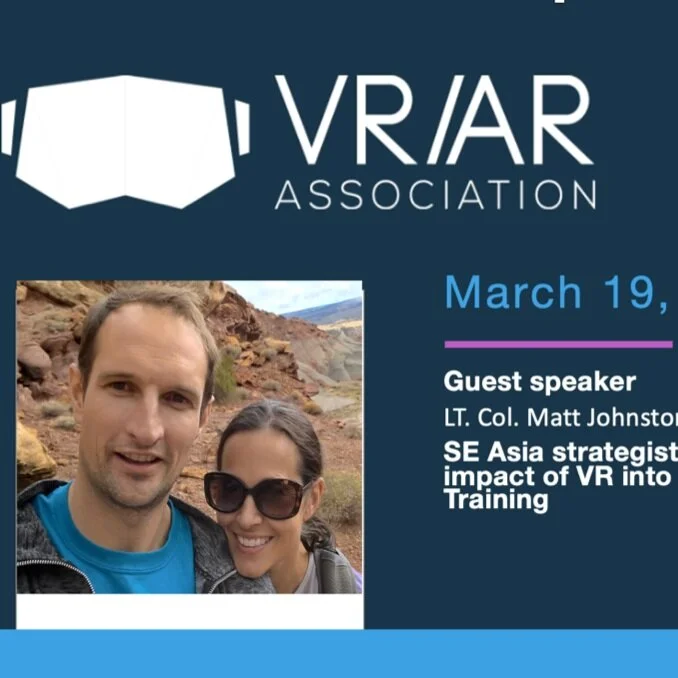 VRARA Aerospace Online Meet with Lt Col Matt Johnston of the Chairman of the Joint Chiefs of Staff