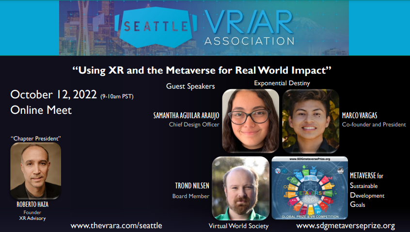 Using XR and the Metaverse for Real World Impact