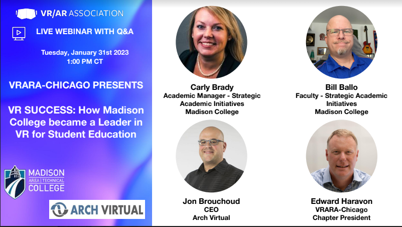 VR SUCCESS: How Madison College became a Leader in VR for Student Education (Virtual Event)