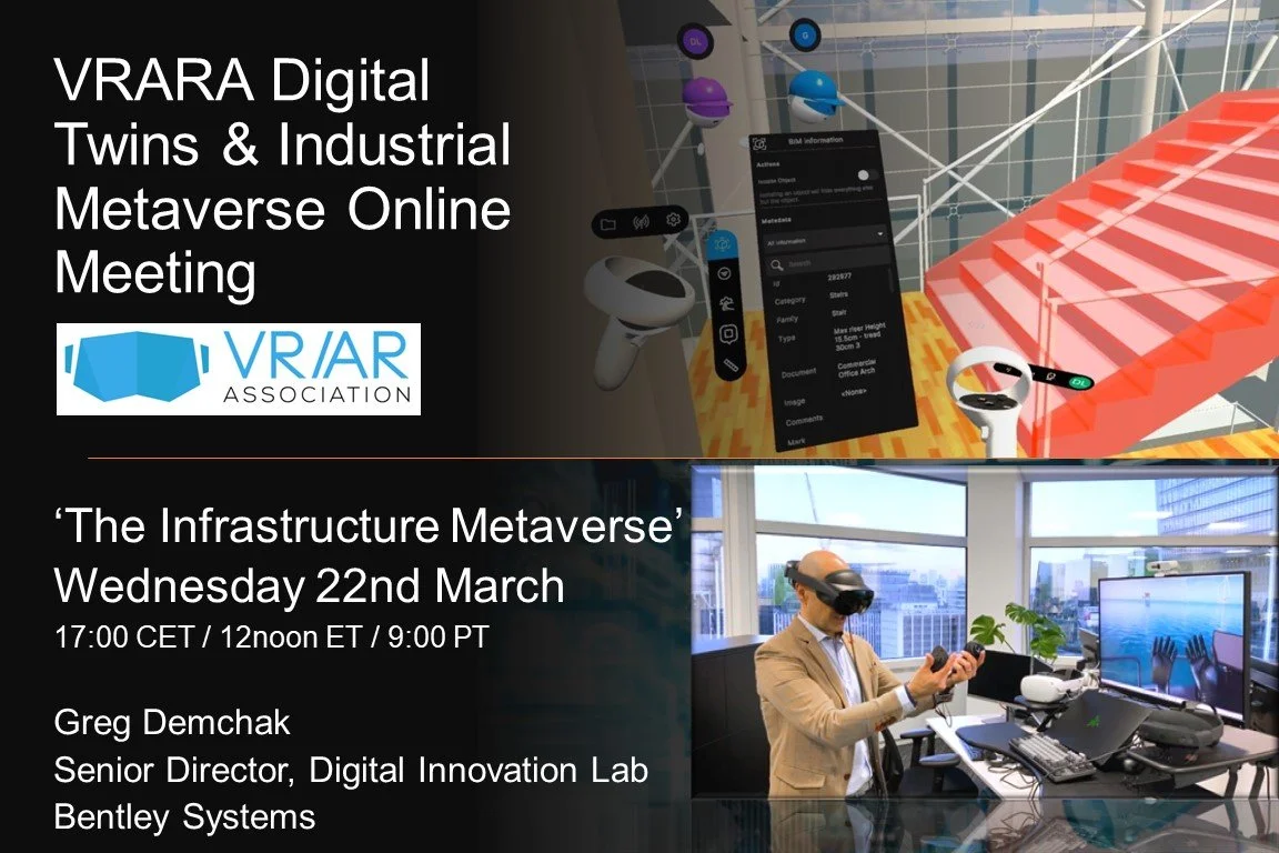 VRARA Online Meet: Digital Twins & Industrial Metaverse