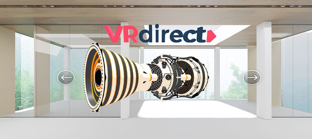 VRdirect Studio now supports fully immersive 3D models