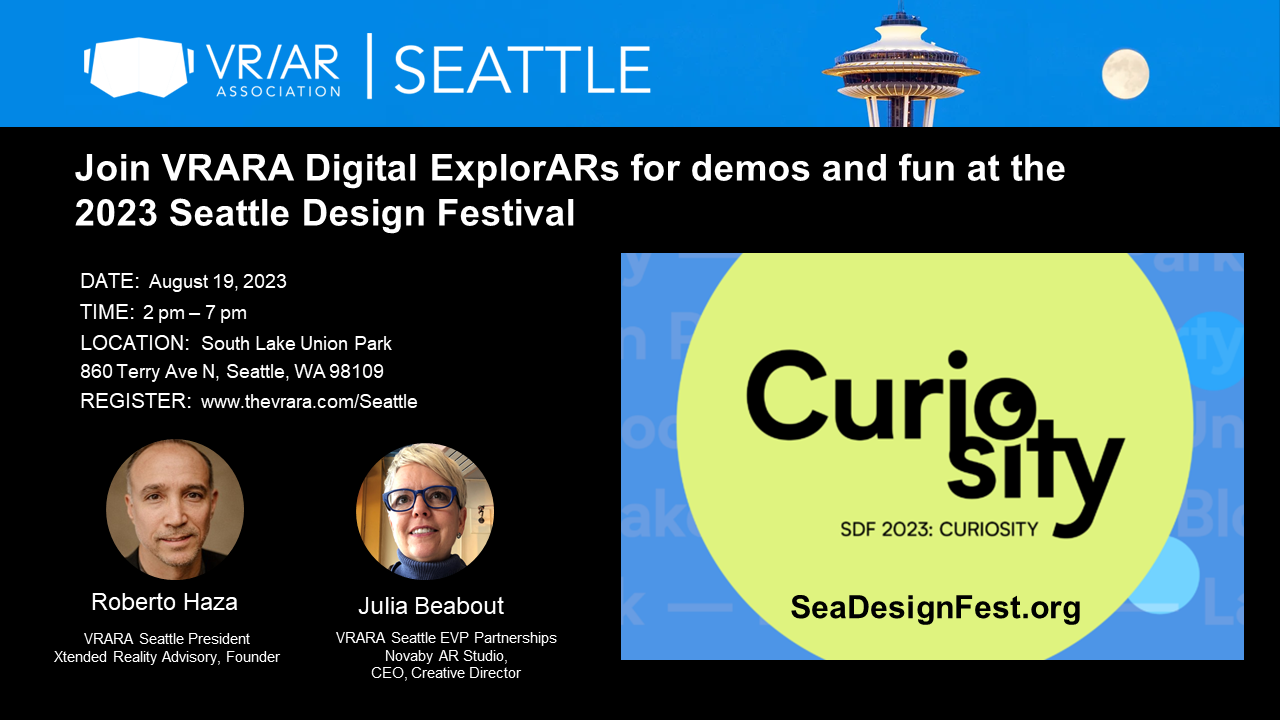 Digital ExplorARs at the Seattle Design Festival 2023 {Seattle Chapter Event}